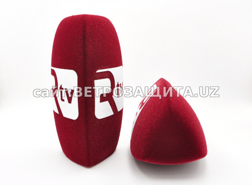 Ветрозащита для микрофона с логотипом R tv