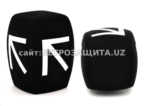 Ветрозащита для микрофона с логотипом Repost