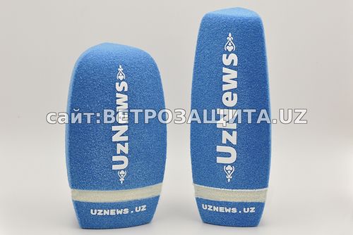 Ветрозащитная губка для микрофона BOYA BY-HM100 с логотипом UzNews