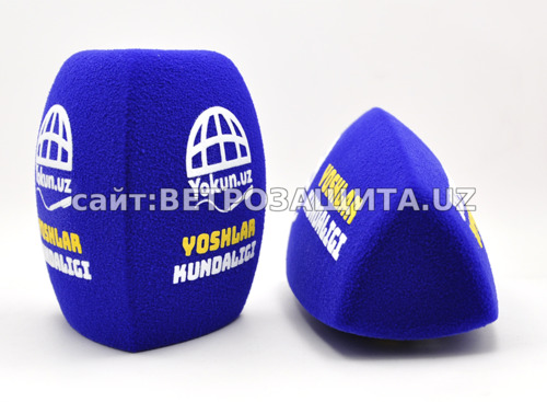 Ветрозащита для микрофона Rode Reporter с логотипом Yoshlar kundaligi