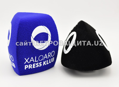 Ветрозащита для микрофона BOYA BY-HM100 с логотипом Xalqaro Press Club